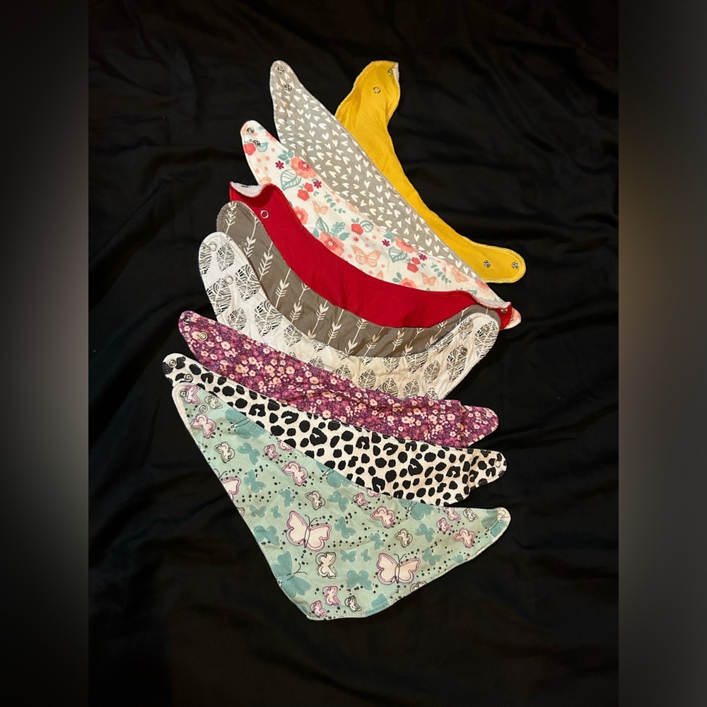 Baby Bibs Lot of 9